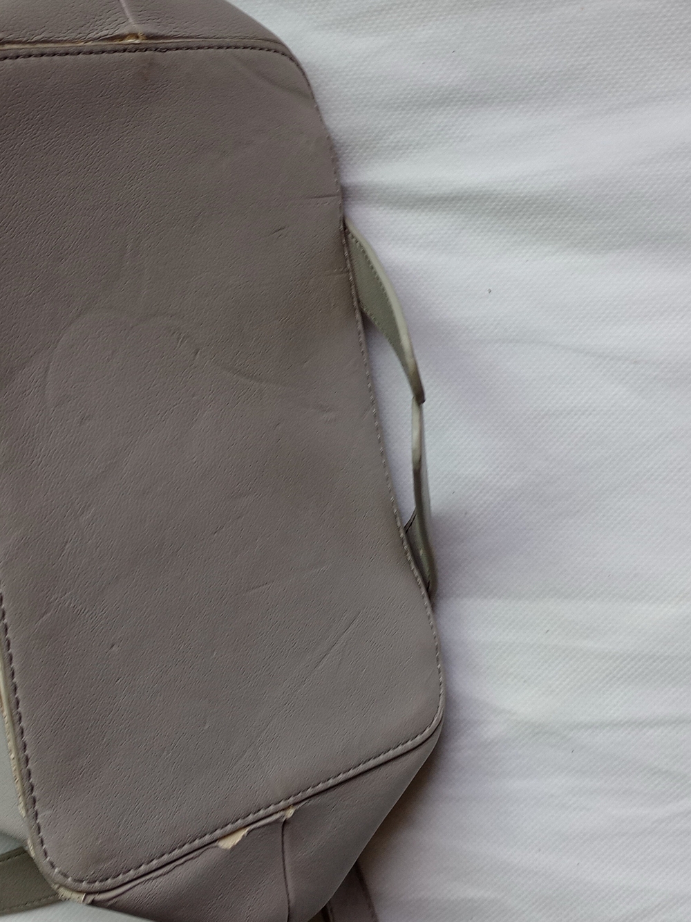 Forever 21 Light Gray Drawstring Backpack - Picture 5 of 6